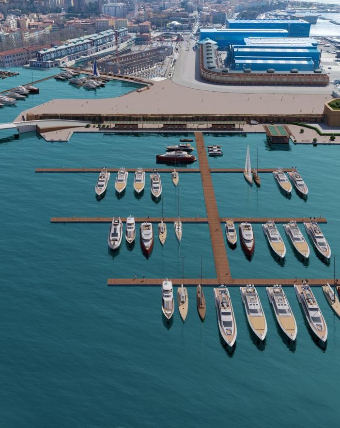 Azimut|Benetti Group e D-Marin iniziano i lavori di costruzione del futuro porto turistico di Livorno