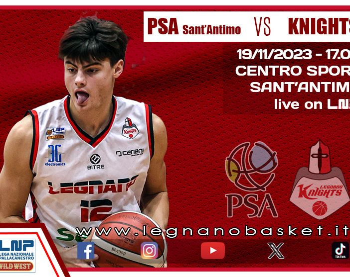 Basket, serie B: i Knights volano in Campania per ripartire