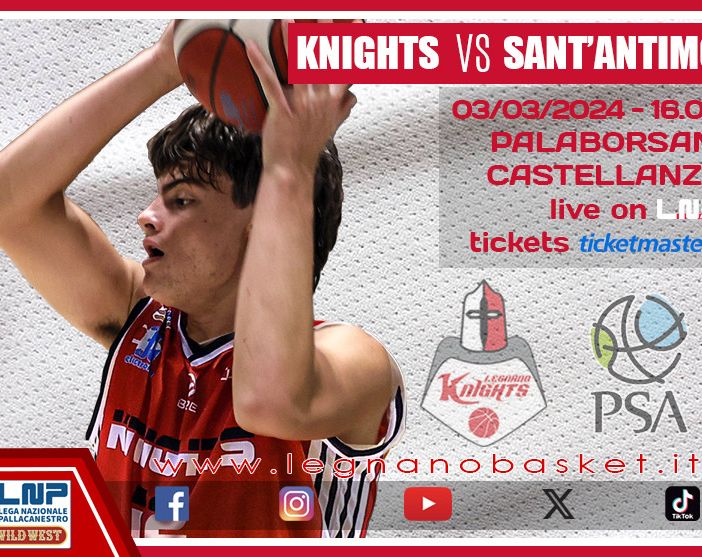Basket, serie B: Knights alla caccia dei playoff contro Sant'Antimo