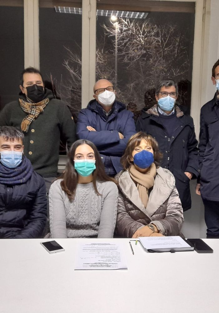La conferenza stampa nella sede gallaratese del Partito Democratico