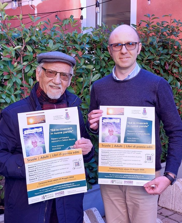 Antonio Vaccaro e Paolo Bossi (Circolo Poetico Culturale l'Alba di Fagnano Olona)