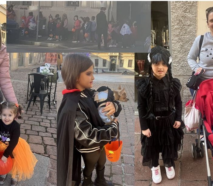 LA FOTO. La gioia dei bambini il dolce più squisito di Halloween