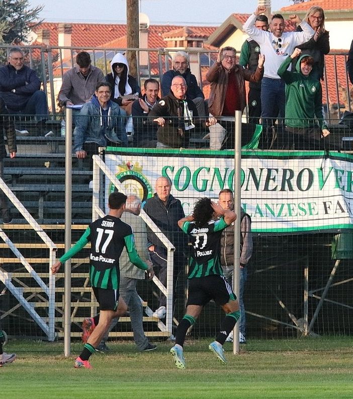 L'esultanza di Boccadamo - Foto Aldo Massarutto