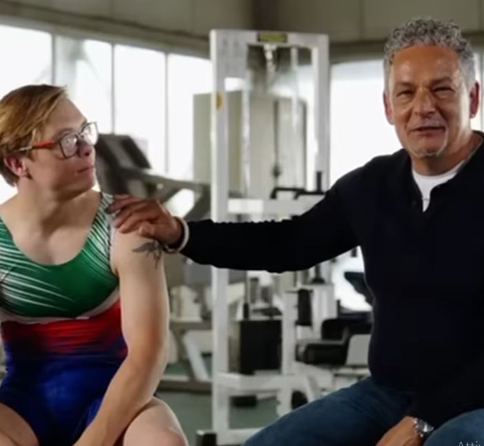 Riccardo Maino e Roberto Baggio - Frame dello spot Selex