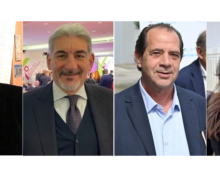 Da sinistra: Luca Marsico, Raffaele Cattaneo, Paolo Montani e Claudia Mazzetti