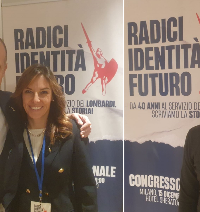 Romeo con Tovaglieri e, a destra, Monti