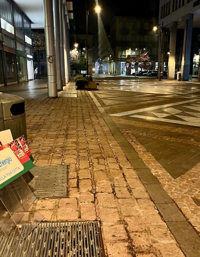 Via Milano questa sera
