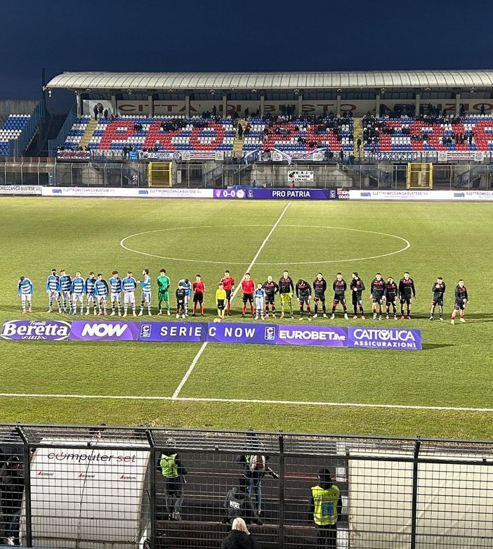 La Pro Patria ci prova, ma il Vicenza mette a segno tre gol: ancora buio allo Speroni