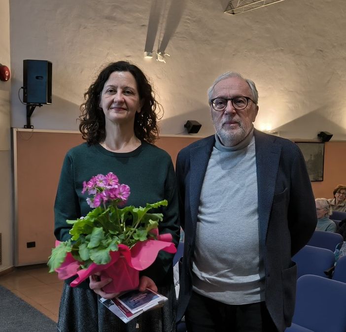 L'assessore Manuela Maffioli e il presidente dell'università Carlo Magni