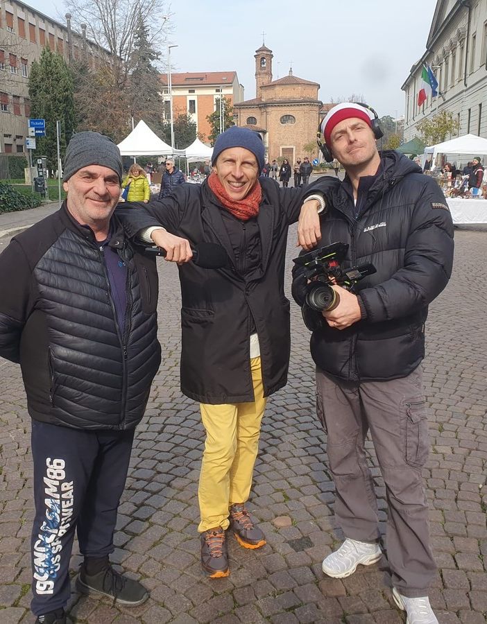 Militello (al centro) e la sua squadra