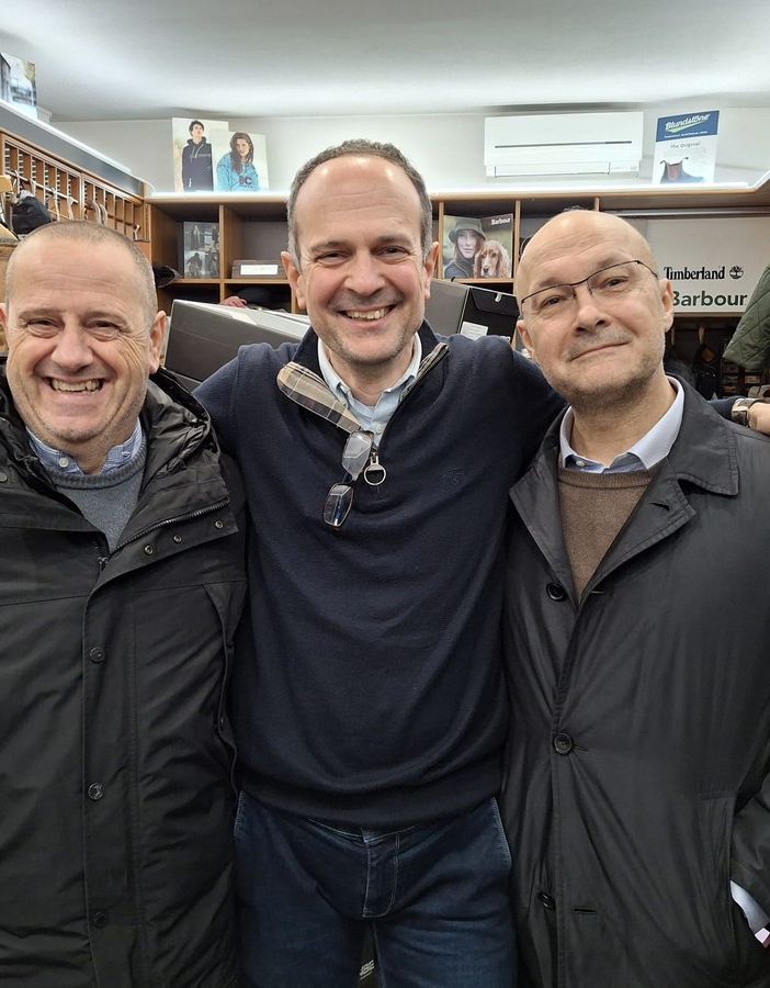Da sinistra, Stefano Moretti, Paolo Crespi, Paolo Genoni