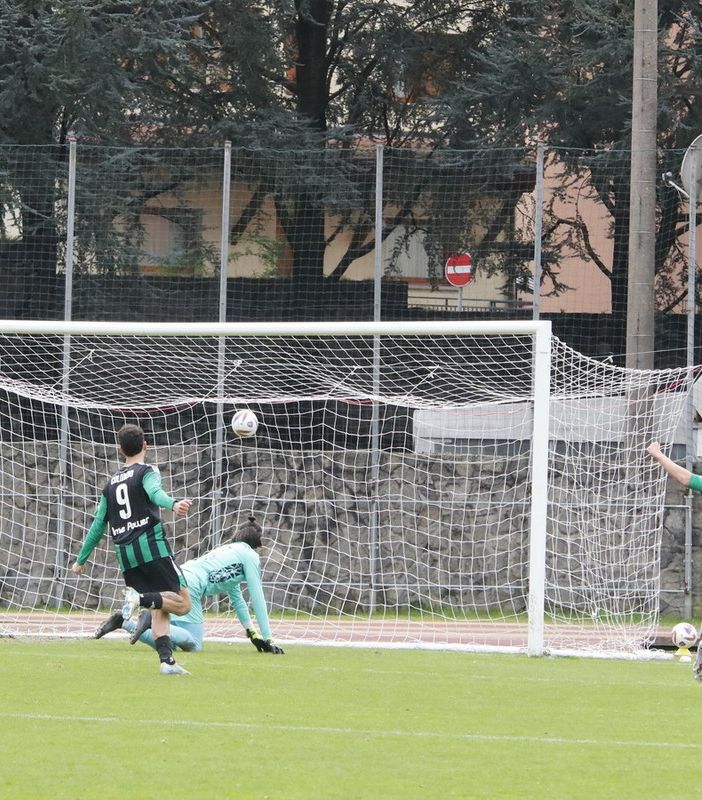 Il gol di Mario Chessa che ha sbloccato il risultato
