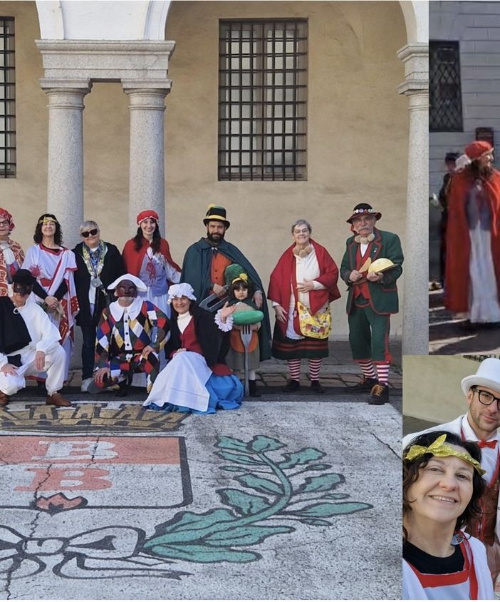LA FOTO. Le maschere da tutt'Italia a passeggio per Busto