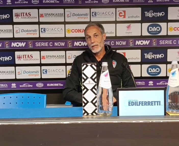 Mister Caniato dopo Trento-Pro Patria: «Alla luce di quello che è avvenuto, per noi, è un risultato giusto»