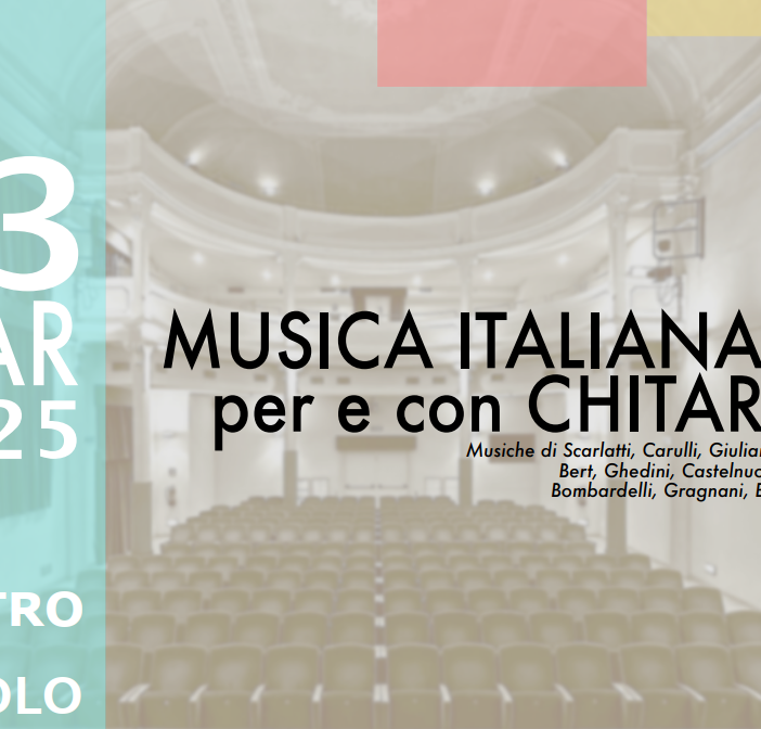Gallarate, &quot;Musica Italiana per e con Chitarra&quot; al Conservatorio Puccini