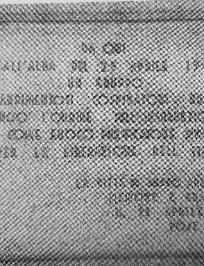 Quando Busto anticipò Milano nel gridare la Liberazione