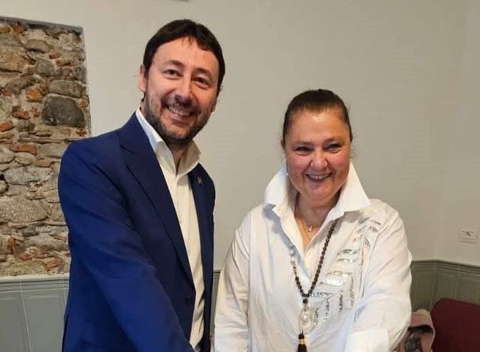 Simone Longhini e Angela Menin