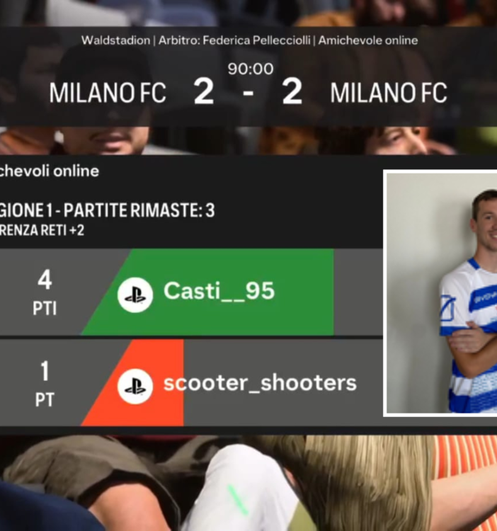 Videogames, Davide Castiglioni in finale nel torneo internazionale di FC25