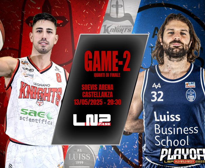 Knights stasera di nuovo in campo, c'è gara-2 alla Soevis Arena