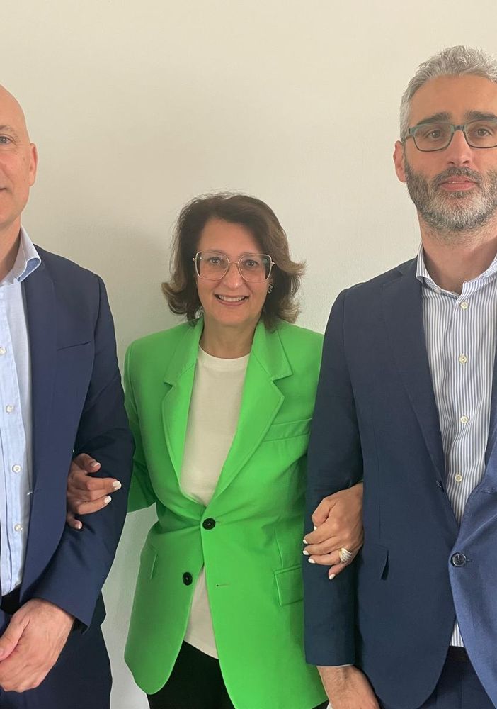 Da sinistra: Alessandro Reginato, Laura Mira Bonomi e Stefano Migliorini