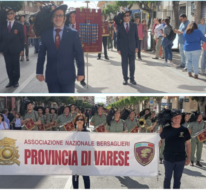 Il presidente dell'Associazione Nazionale Bersafglieri Varese Maurizio Fiori guida la rappresentanza della nostra provincia al 72° raduno nazionale di Marsala Il presidente dell'Associazione Nazionale Bersafglieri Varese Maurizio Fiori guida la rappresentanza della nostra provincia al 72° raduno nazionale di Marsala
