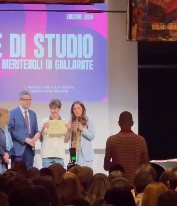 Un momento della cerimonia