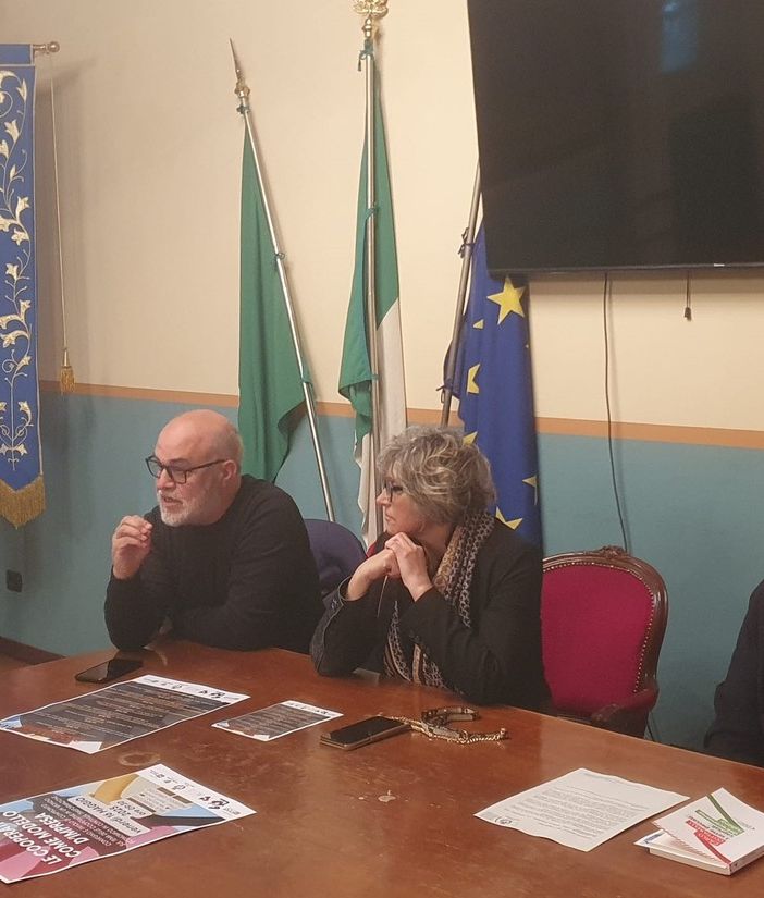 Da sinistra: Nicola Abalsamo, Chiara Colombo e Claudio Marelli