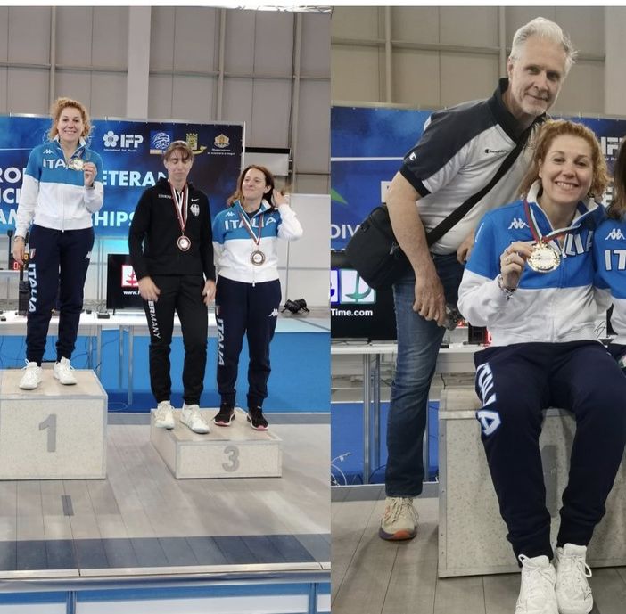Immensa Marta Cammilletti, campionessa europea di fioretto Master: la sua commozione all'inno è contagiosa