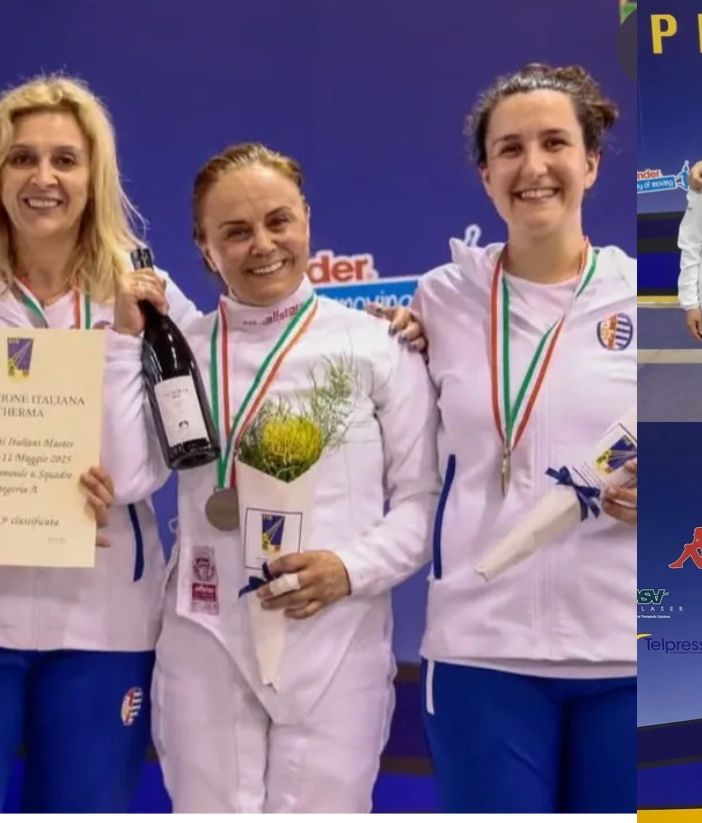 La Pro Patria Scherma colleziona medaglie ai campionati nazionali Master