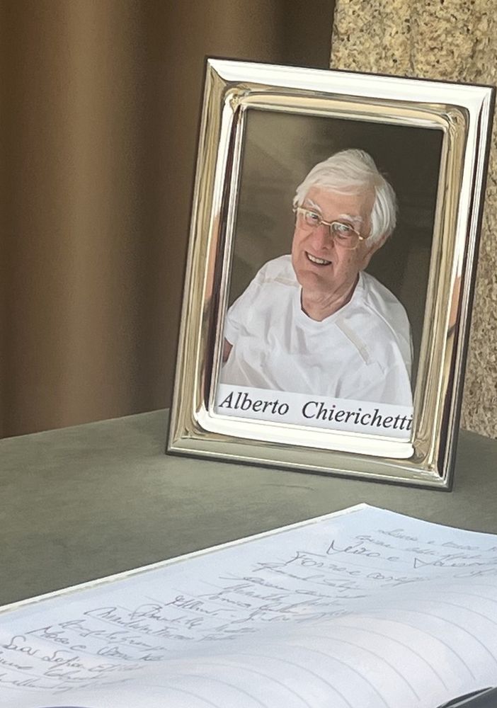 Dalla città ai monti, l'ultimo saluto ad Alberto Chierichetti. «Ricordatelo come un uomo buono»