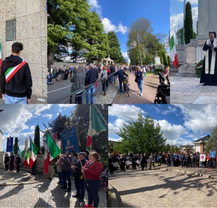 Fagnano, folla al corteo del 25 Aprile. «La pace è un dono che va preservato»