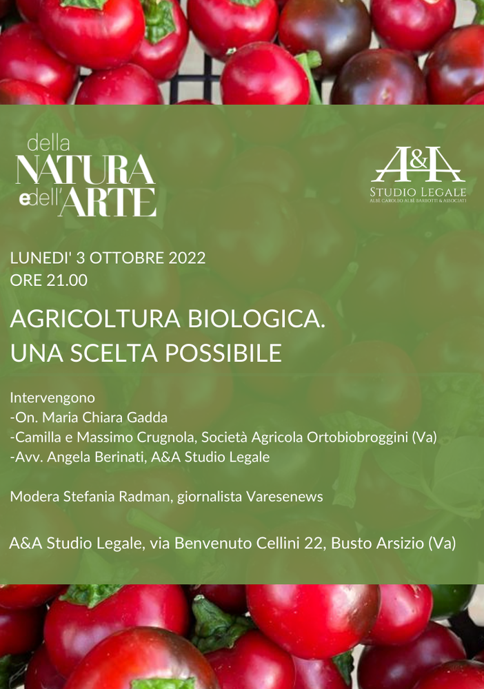 Agricoltura biologica. Una scelta possibile