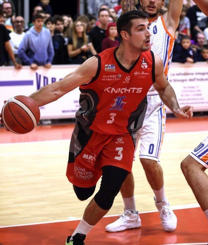 Knights, Luca Antonietti firma per Vicenza e saluta: «Bella esperienza, grazie Legnano e in bocca al lupo»