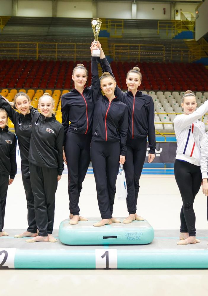 Oro al campionato nazionale di ginnastica ritmica per la Moderna Legnano