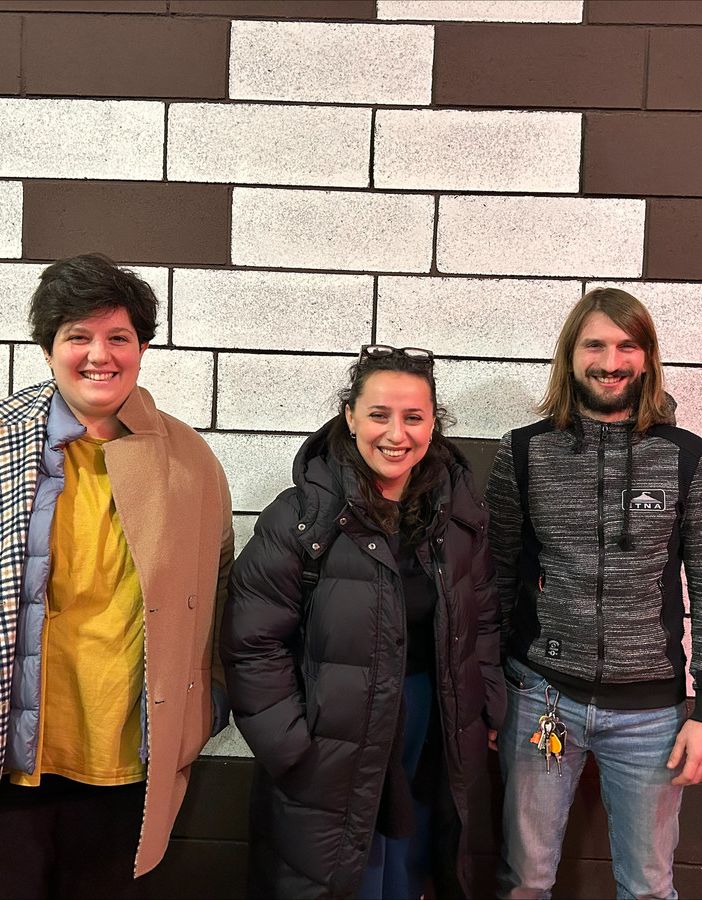 Da sinistra Caterina Rossi, Lia Locatelli e Giacomo Rogora