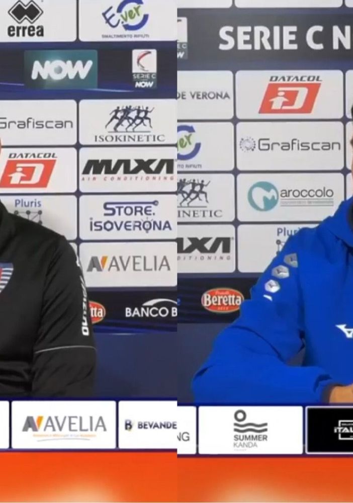 Mister Colombo dopo Virtus Verona-Pro Patria: «La cosa che m’infastidisce di più è il gol su rimessa laterale»
