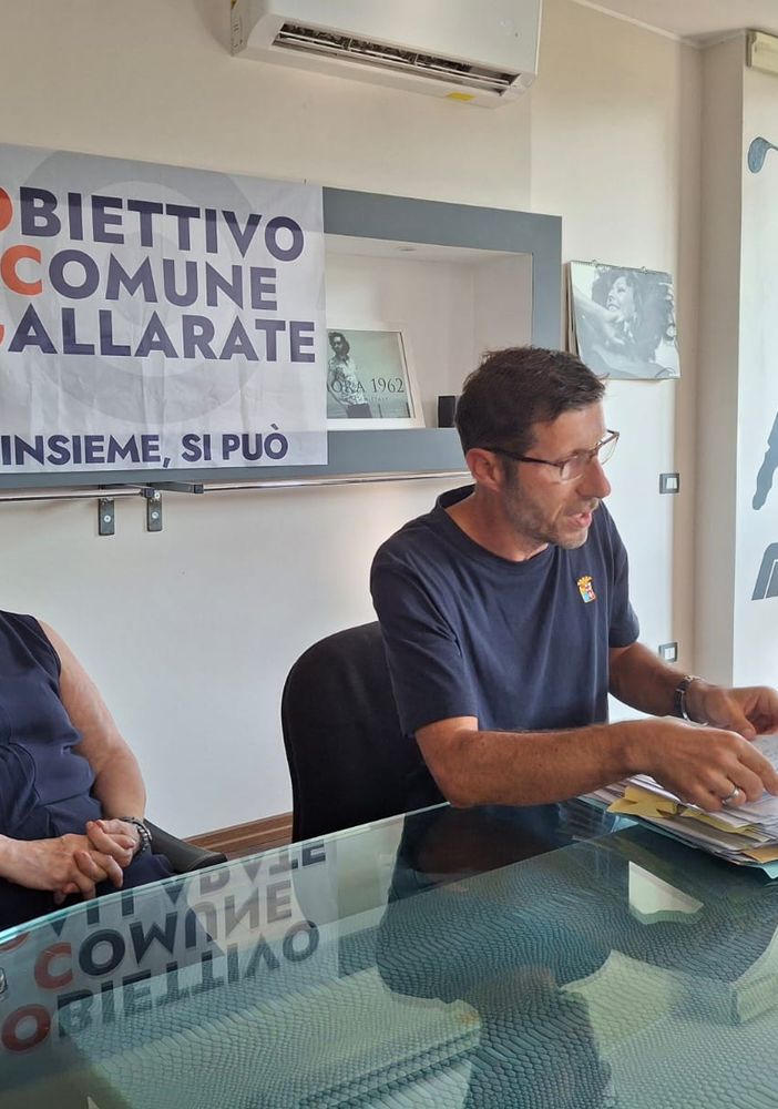 La conferenza stampa di Obiettivo Comune Gallarate