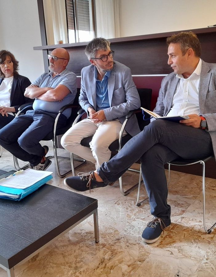 Da sinistra, Margherita Silvestrini, Carmelo Lauricella, Giovanni Pignataro, Samuele Astuti
