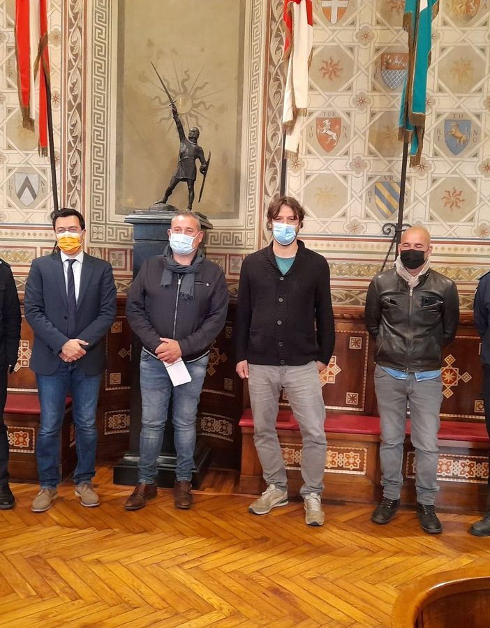 Heros Salvioli sulle giostre a Legnano