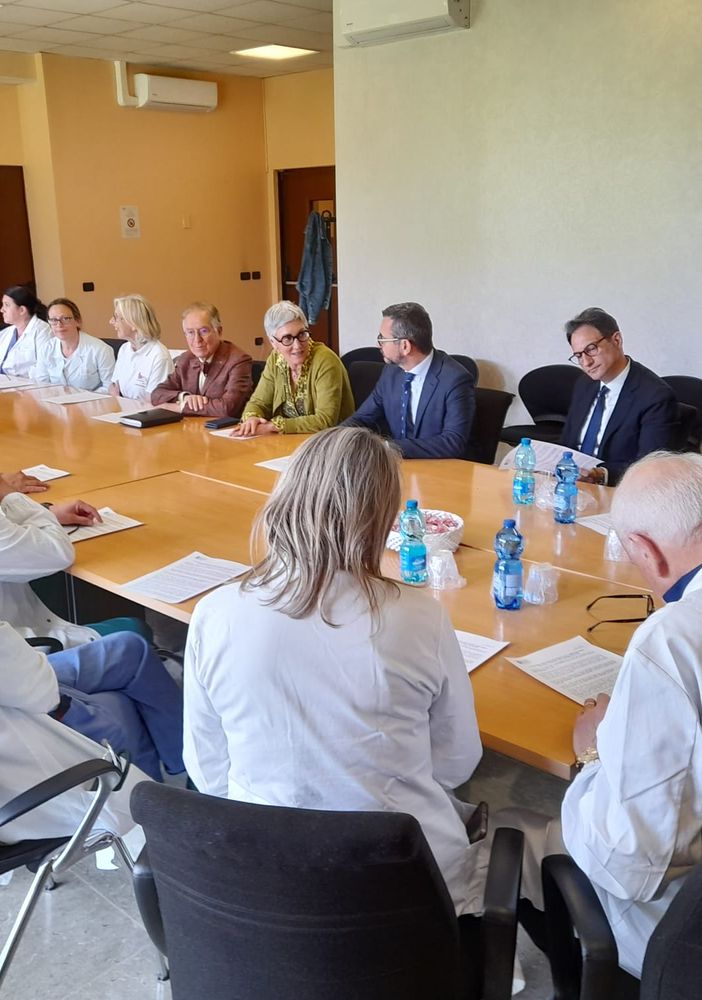 La conferenza stampa dedicata alla mattinata di visite senologiche e ginecologiche gratuite