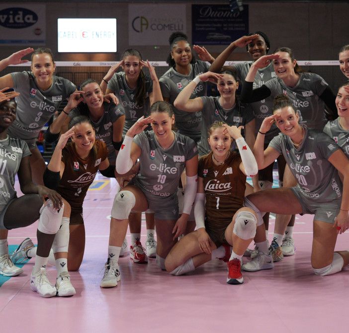La Uyba fa festa anche in Friuli (foto Lega Volley Femminile)