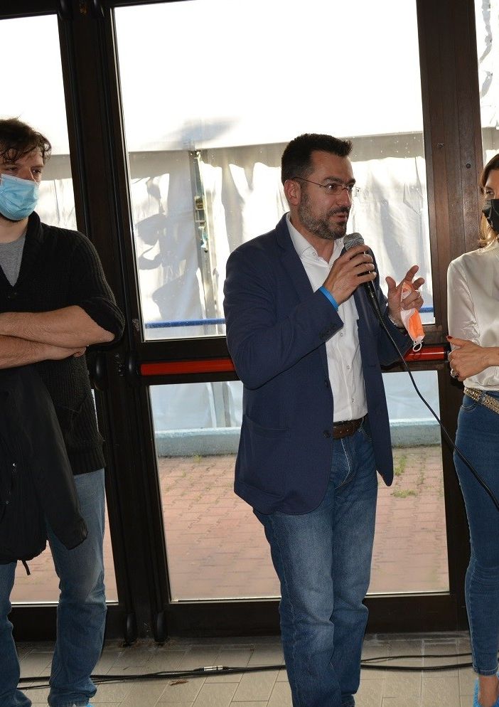 Da sinistra, Guido Bragato, Lorenzo Radice, Maddalena Belloni