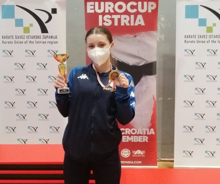 Roberta Dominici, oro all'Eurocup di Karate in Croazia