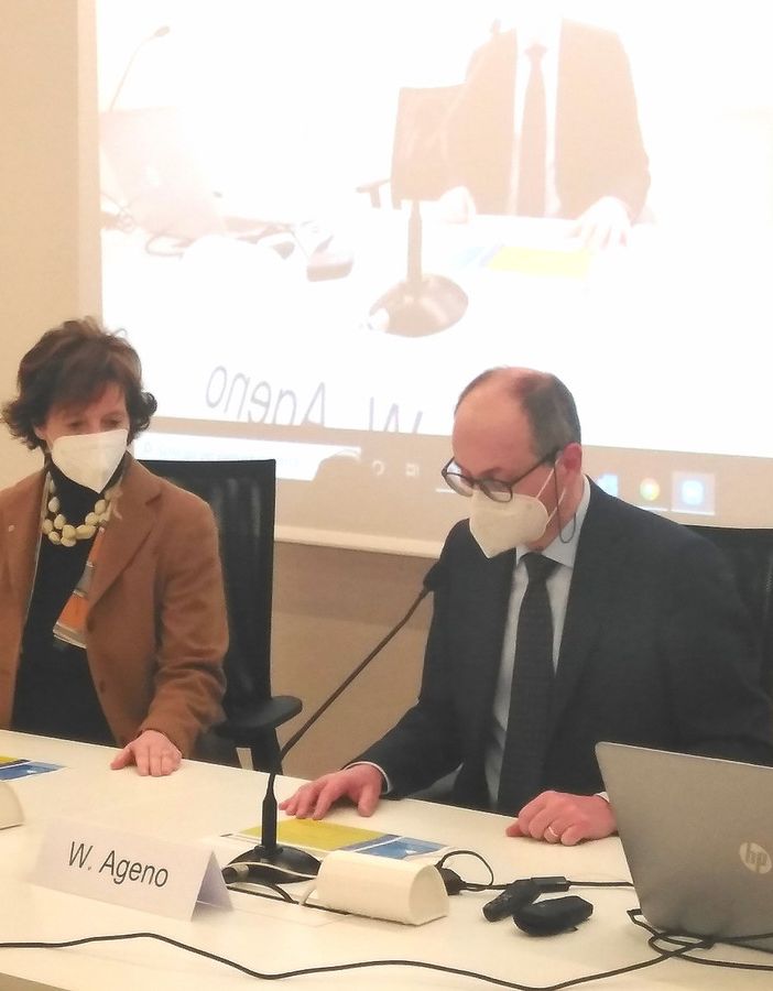 La dottoressa Beretta e il professor Ageno