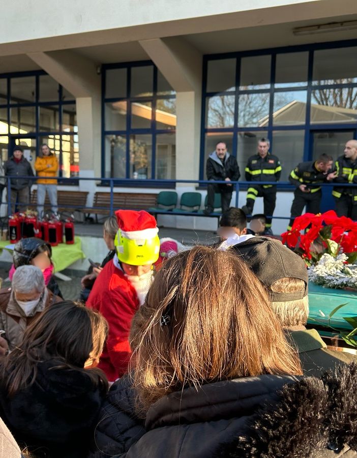 Un'immagine dello scorso anno durante la festa al Distaccamento di Busto-Gallarate