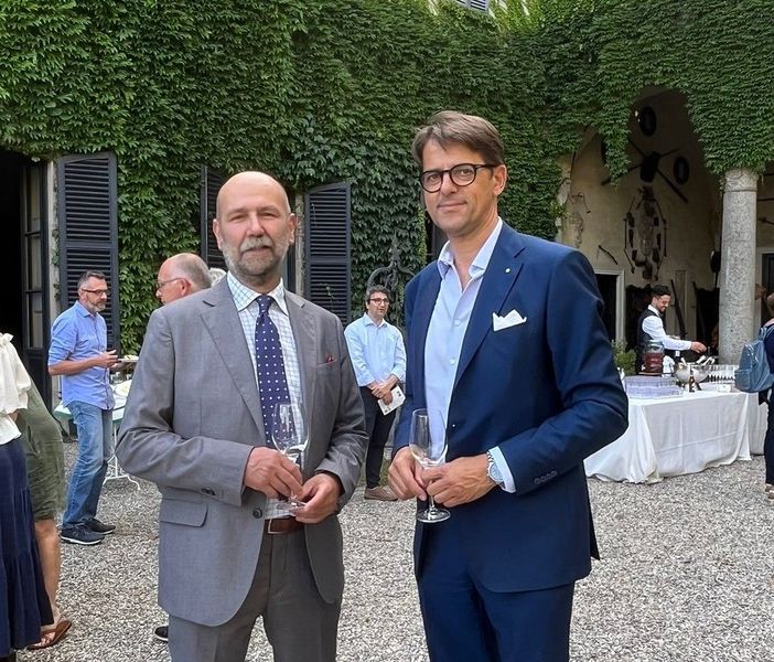 A sinistra Massimo Grignani con Fabio Lunghi