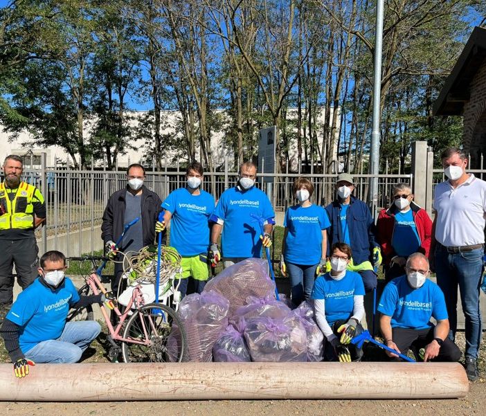 Global Care Day: la LyondellBasell di Gorla Maggiore ripulisce il percorso Vassallo