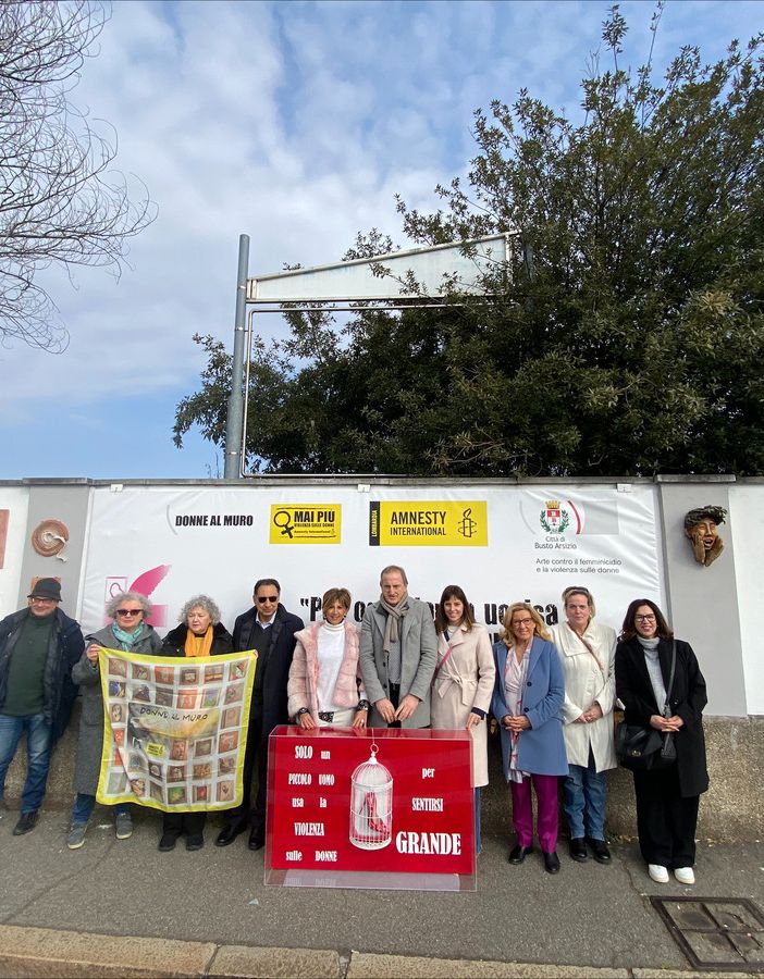 Il muro contro la violenza sulle donne si amplia. Antonelli: «Sempre più bello e significante»