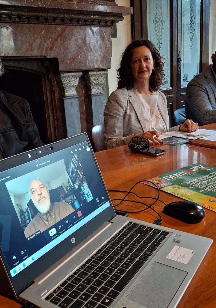La presentazione di &quot;Eventi in jazz&quot; 2024 in collegamento con Eugenio Finardi