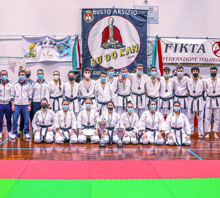 Gli atleti che hanno rappresentato la Lombardia al Trofeo Città di Busto Arsizio
